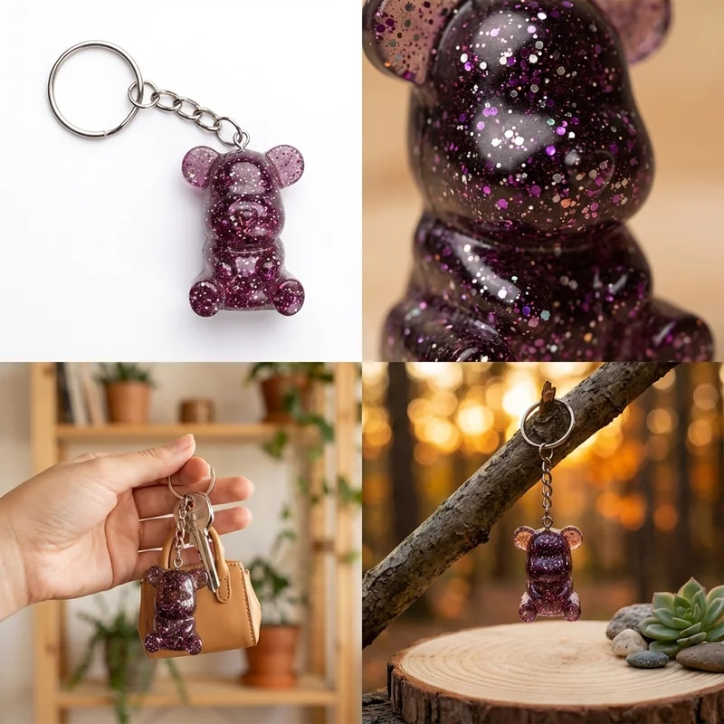 Ourson Rose Céleste — miniature 2