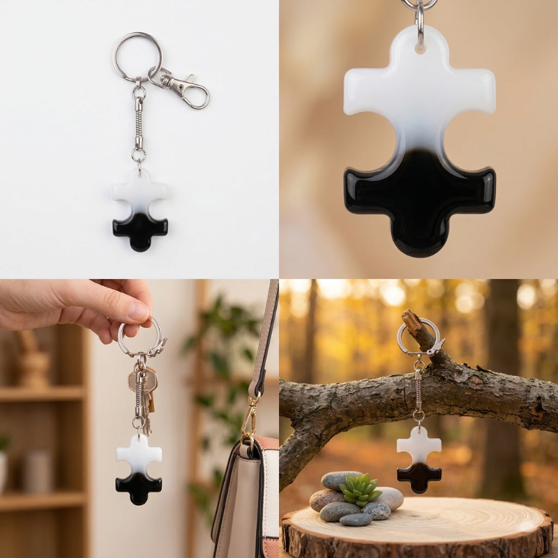 Porte-clés Puzzle Clair-Obscur — miniature 2